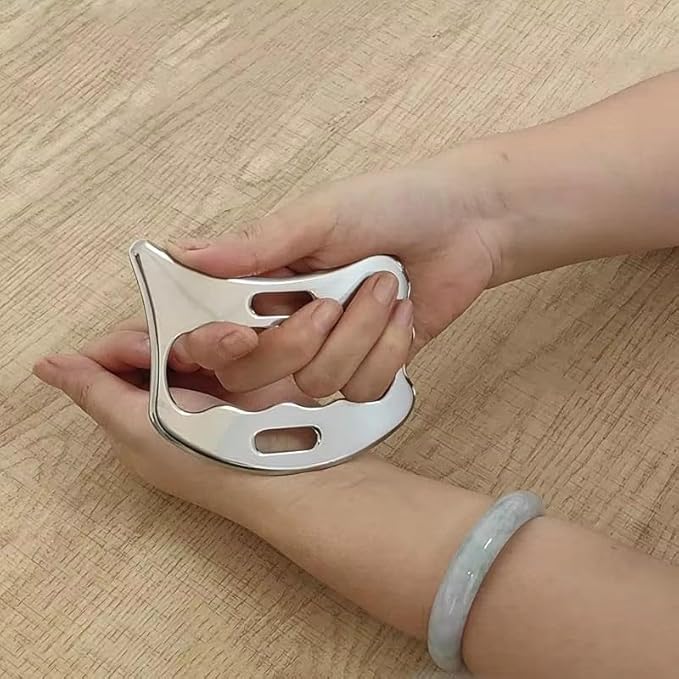 Stainless Steel Muscle Scraping Tool Set – Gua Sha Massage Scraper for Fascia & Muscle Relaxation – Myofascial Release Scraping Massager Kit