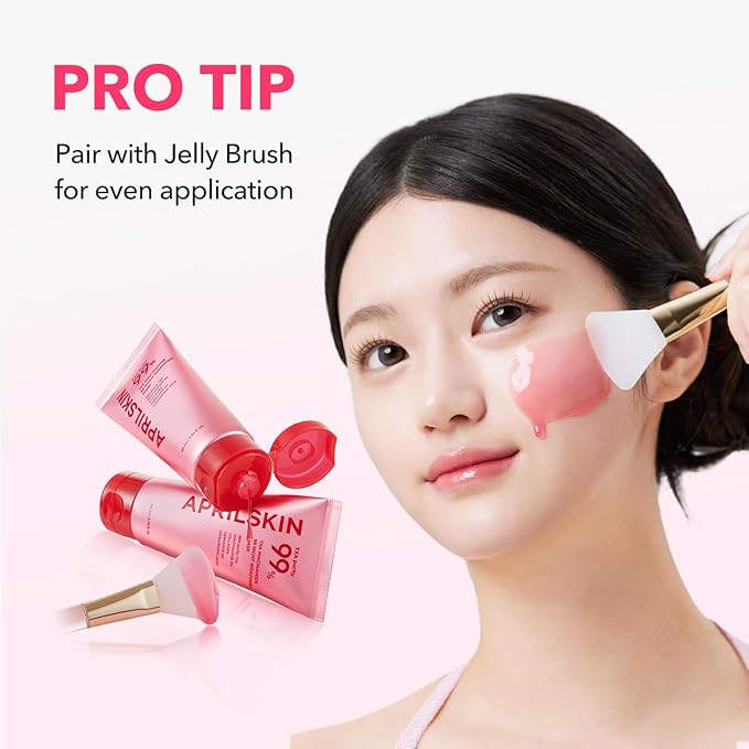 APRILSKIN TXA Wrapping Mask with Jelly Brush: TXA Niacinamide 99 Overnight Wrapping Mask and Jelly Brush