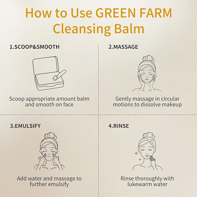 Makeup Remover Cleansing Balm - Olive Oil Based Cleanser for Face&Body - Melts From Balm to Milky Lather-For All Skin Types, 2pcs