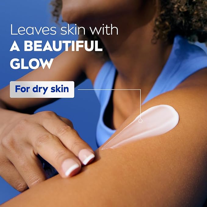 NIVEA Cocoa Butter Body Lotion for Dry Skin with Hyaluronic Acid, Cocoa Butter and Deep Nourishing Serum, 72-Hour Body Moisturizer, 33.8 Fl Oz Value Size Pump Bottle