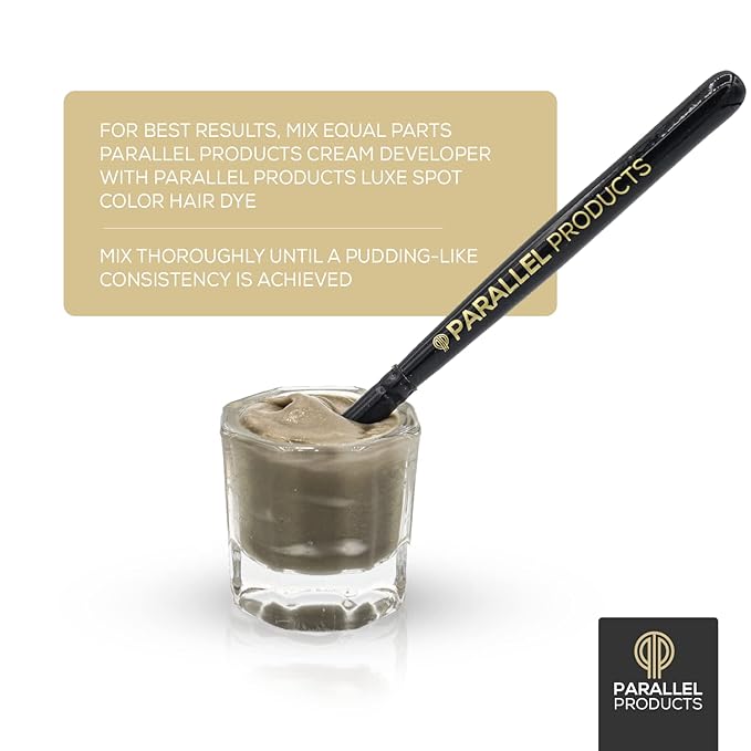 Parallel Products - Luxe Color (Light Brown) - Cream Hair Dye - 25mL - Tint for Professional Spot Coloring - Covers Grey Hair - Root Touch-Up