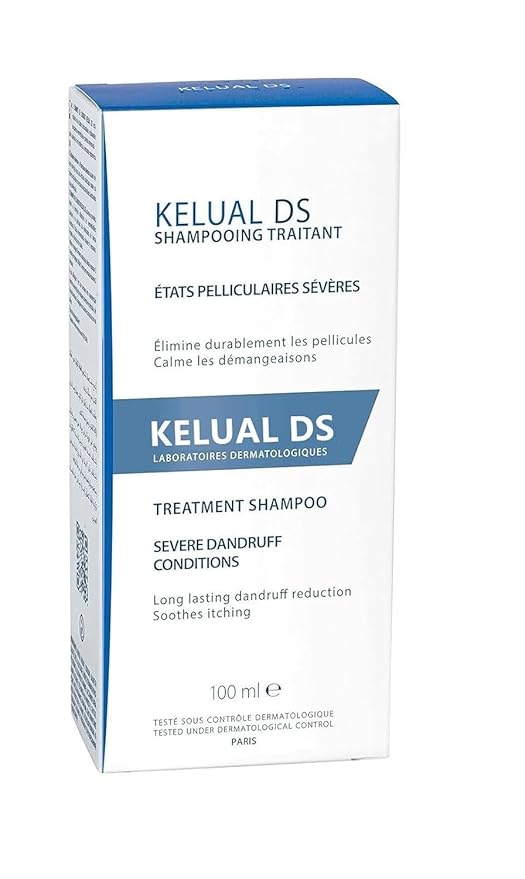Anti-Dandruff Shampoo, Treatment Shampoo for Severe Dandruff, Long-Lasting Relief, 3.3 Fl Oz (2 Pack)