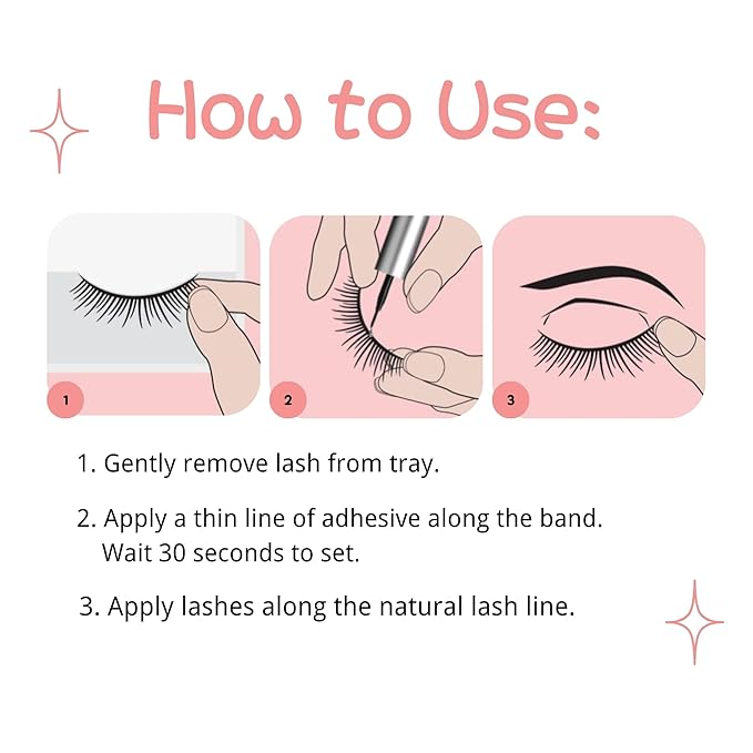 False Eyelashes Manga Anime Lashes Wispy Volume Fake Lashes Invisible Band for Cosplay 8 Pairs Faux Mink Natural Look Spiky Eyelash Strips 17MM (Bright Sexy)