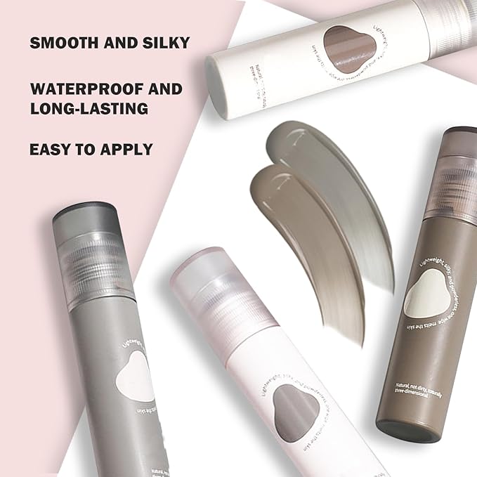 Cool Toned Liquid Concealer Highlighter Makeup, Cold Matte Cream for Face Eye Highlight, Lightweight & Long Lasting Cream Contour Illuminator Brightening Makeup, Portable Travel Size, 101