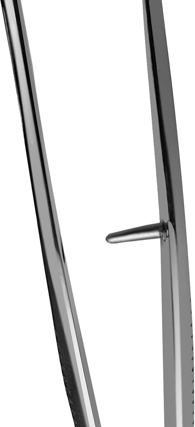 Luca Ear Adson Bayonet Shape Tweezer Forceps Stainless Steel (Bayonet Shape, 6")
