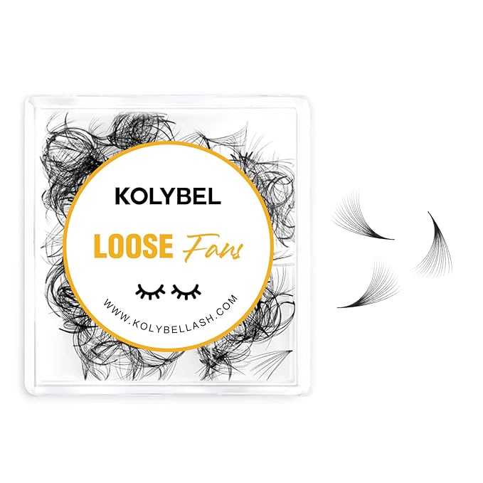 500 Premade Fans Lash Extension 14D 0.03 C Curl Promade Fans 12mm Premade Lash Fans for Eyelash Extension Middle Stem Handmade Loose Pre made Eyelash Fans Volume Soft Pointy Base (14D,0.03-C-12MM)