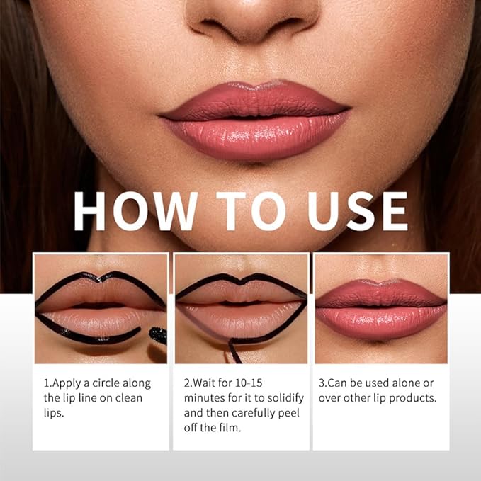 4PC Pipe-off lip liner stain,light brown/dark brown/burgundy long-lasting,line tattoo high-color Tint,Smudge-Proof,Waterproof,Nude Matte Tint,Non-Fading, Full Coverage(#1+#2+#3+#4)