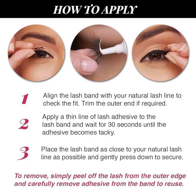 Ardell Accent Half Lashes 315 - Natural Looking Cat Eye Half Lashes for Everyday Wear, 4 Pack