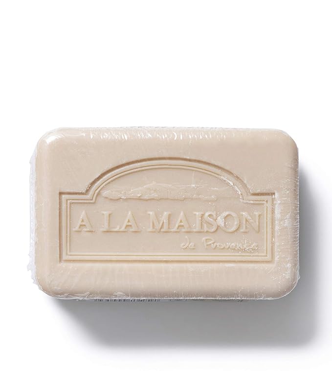 A LA MAISON Triple French Milled Bar Soap, 8.8 Ounces - Natural Moisturizing Hand Soap Bar (3 Bar of Soap, 8.8 Ounces, Sweet Almond)