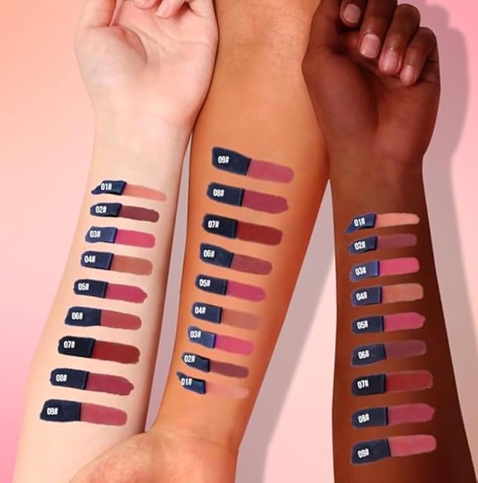 Lip Stain - Wipe-Off & Peel Off Lip Color | Waterproof, Long Lasting, Transfer-Resistant, Smudge-Proof Lip Tint | Easy Wipe Finish, High Pigment | All-Day Vibrant Kiss-Proof Lip Stain,Soft Rosy Brown