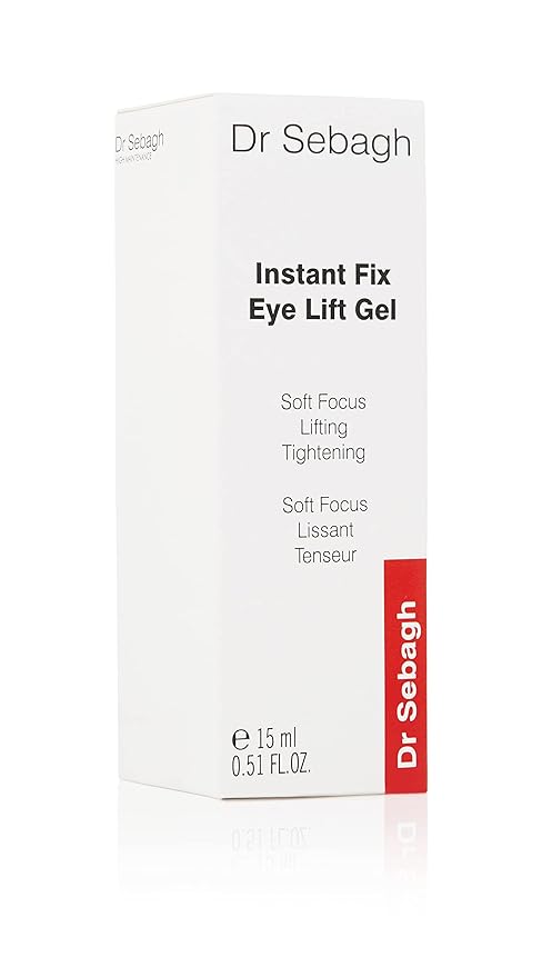 Dr Sebagh Instant Fix Eye Lift Gel (0.51 fl oz) - Fast-Absorbing Under Eye Moisturizer & Eyecream for Dark Circle - Hollow Eyes Treatment & Under Eye Plumper - Instant Tightening Eye Cream