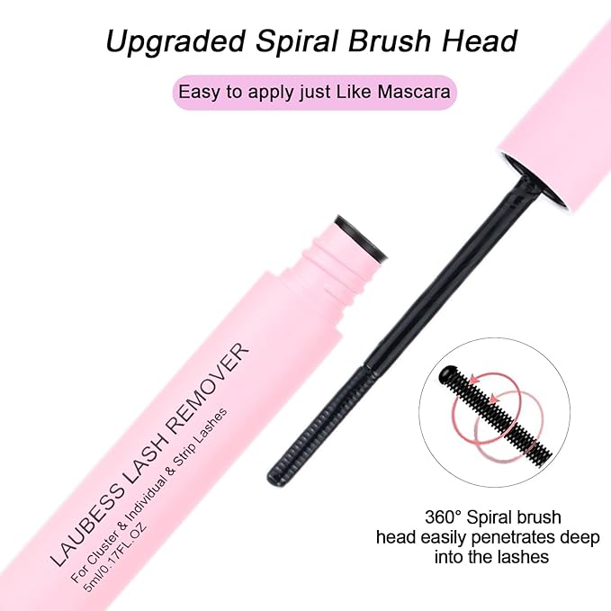 Lash Clusters Kit LAUBESS DIY Lash Extension Kit Lash Bond and Seal Waterproof Lash Glue Remover Tweezers Brush Cluster Eyelash Extensions Kit Eyelash Clusters (Kit 30D-D-Mix14-18)