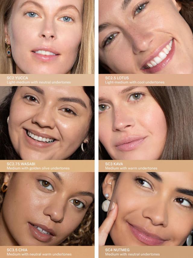 ILIA - True Skin Serum Concealer | Non-Comedogenic, Cruelty-Free, Vegan, Safe For Sensitive Skin, Reduces Appearance of Dark Circles + Blemishes (Lotus SC2.5, 0.16 oz | 5 ml)