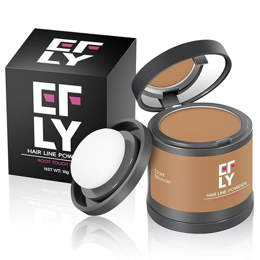 Root Touch Up Hair Color Powder For Concealing Hair Loss and Thinning, Gray Hair Shadow Root Cover Up Hairline Powder For Women Men Eyebrows, Beard Line (Dark Blonde, 0.35 Ounce)