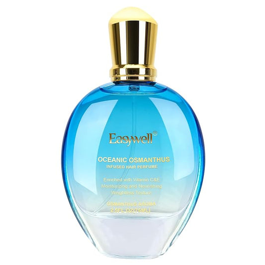 Hair Perfume for Women, Christmas Gift Birthday Gifts for Mom and girls, Leave In Conditioner Spray with Vitamin B5, Hair Care Fragrance, Hair Oil Mist, Oceanic Osmanthus, 2.5 fl oz
