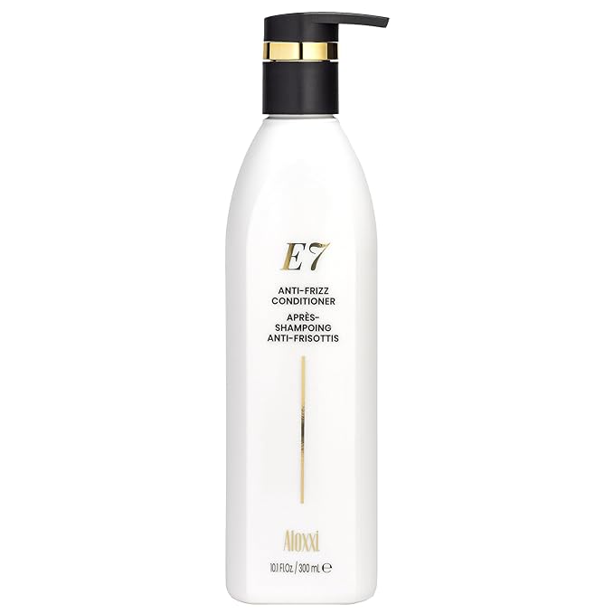 ALOXXI E7 Anti-Frizz Conditioner for Dry Damaged & Color-Treated Hair Moisturizing & Strengthening with 7 Essential Oils & 10 Antioxidants, 10.1 Fl Oz