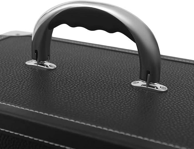 Makeup Train Case, Rolling Makeup Trolley Case, 3 Tiers Lockable Nail Polish Organizer with 2 Keys 4 Wheels (2 with Brakes) for Travel Makeup Artists Nail Technicians (Black Case, Silver Lock)