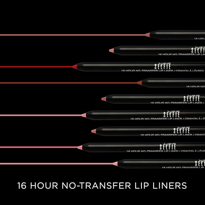 GA-DE Selfie 16 Hours Lip Liner, 862 - Long-Lasting, Transfer-Resistant Lip Liner Pencil - Lightweight, Creamy Soft Texture, High-Pigmented - 0.02 oz
