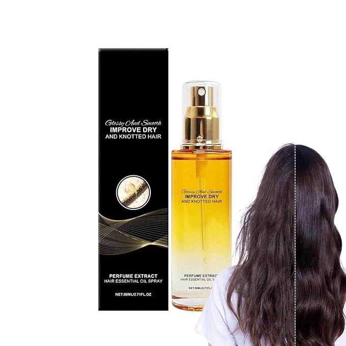 Conditioning Oil Spray Scalp & Hair Strengthener, Scented hair oil perfume, Hair Essential Oil Spray, Scented Hair Oil Perfume Sprays, for women, Hair Essential Oil Spray