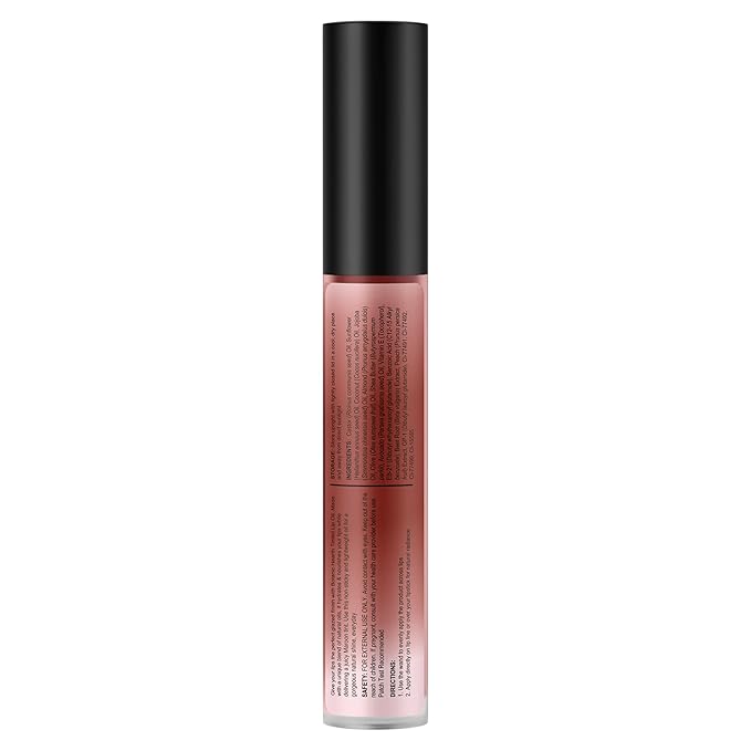 Botanic Hearth Tinted Lip Oil | Moisturizing Lip Gloss Oil For Dry Lips | Deep Red Gloss | Lightweight & Non Greasy | 0.3Fl Oz