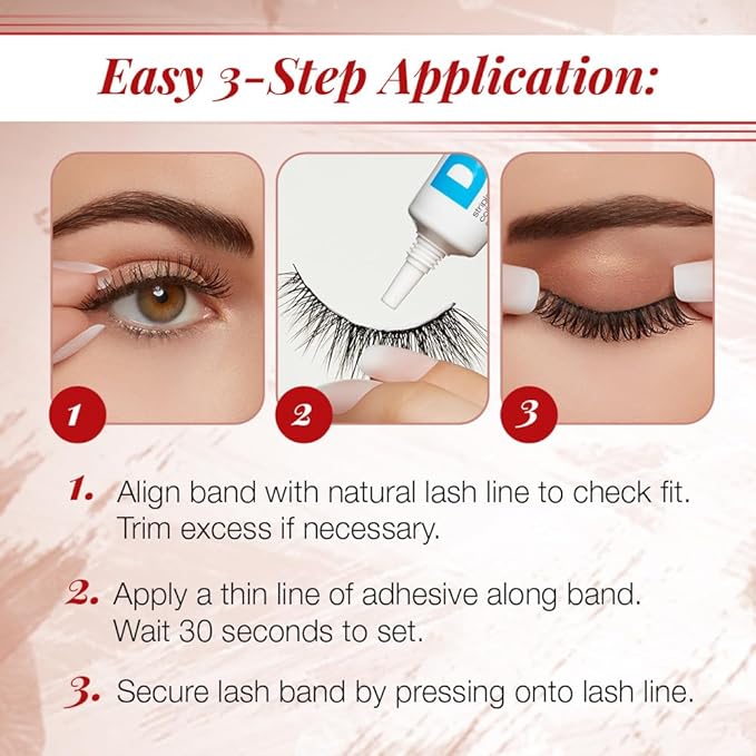 Ardell Naked Strip Lashes 421 – Natural-Looking, Long-Lasting False Eyelashes with Invisiband for Seamless Blend, 4 Pairs, 1-Pack