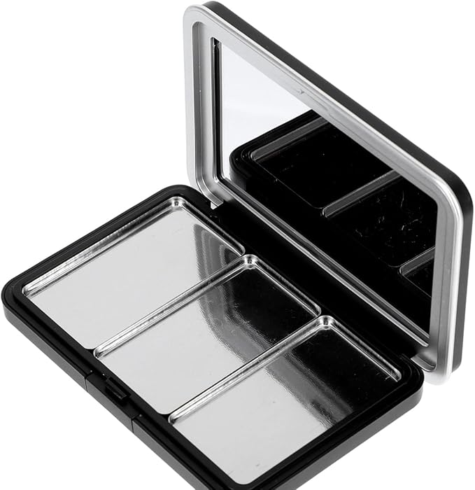Luxshiny Empty Eyeshadow Palette: Refillable Magnetic Makeup Palette with Mirror for Eyeshadow Powder Blush Lipstick Highlight - Compact Travel Size