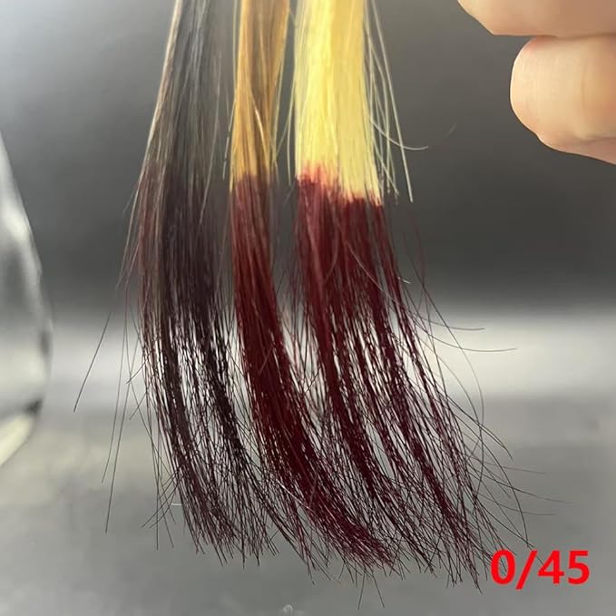 PureStyle 100g Professional Permanent Hair Color Dye Cream Ammonia Free, Long Lasting Red Color, Natural Shine, For All Hair Types Easy At Home Application (0/45 Red)