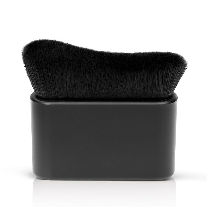UNIMEIX Self Tanner Brush Sunscreen Body Makeup Brush Kabuki Blend Applicator Spray Tan Blending Beauty Brush for Body Coverage Perfector(Black)