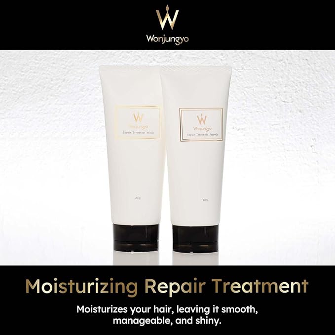 Wonjungyo Moisturizing Repair Treatment for Dry Damaged Hair, deep conditioning, Rinse-Out Hair Treatment, Hair Mask Made In Japan 200g / 7 oz