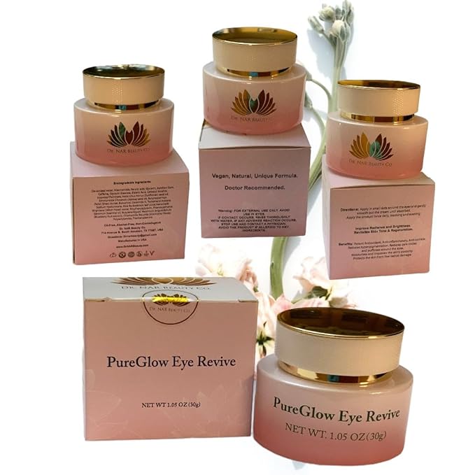 PureGlow Eye Revive Cream, 1.05 oz, Luxury Skincare Treatment
