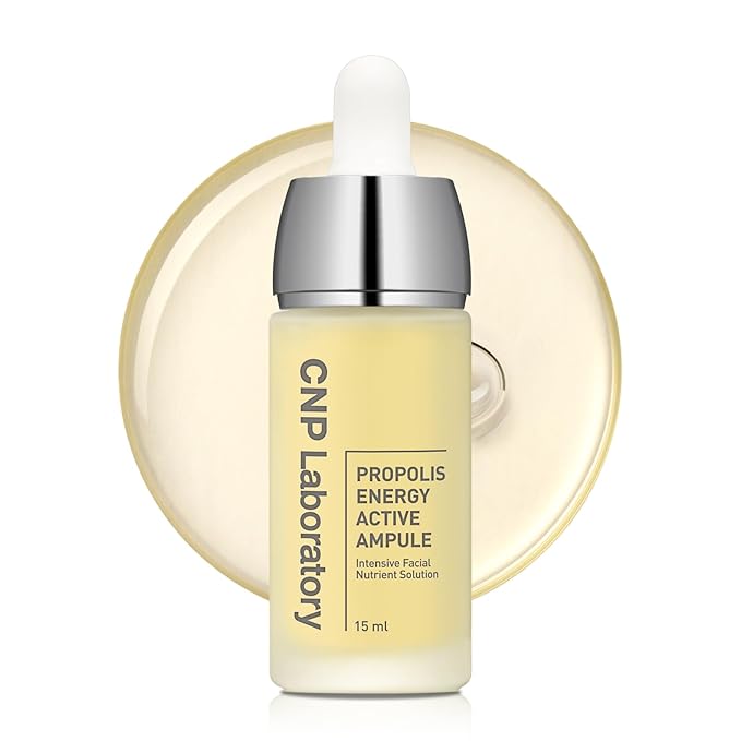 CNP Honey Glow Serum - Hyaluronic Acid & Propolis for Hydrating, Anti-Aging, Centella Soothing Serum, for Sensitive Skin, Korean Skin Care (0.5 fl. oz)