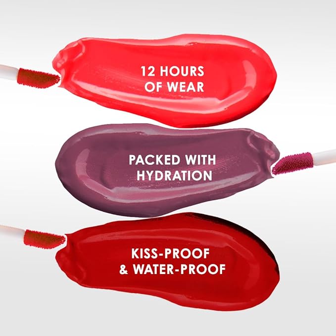 NATASHA MOOR: Molten Matte Liquid Lipstick - Long-Lasting, Hydrating, Matte Finish with Moisturizing Vitamin E - Waterproof, Kiss-Proof, Cruelty-Free - 12-Hour Stay Power - FREEDOM