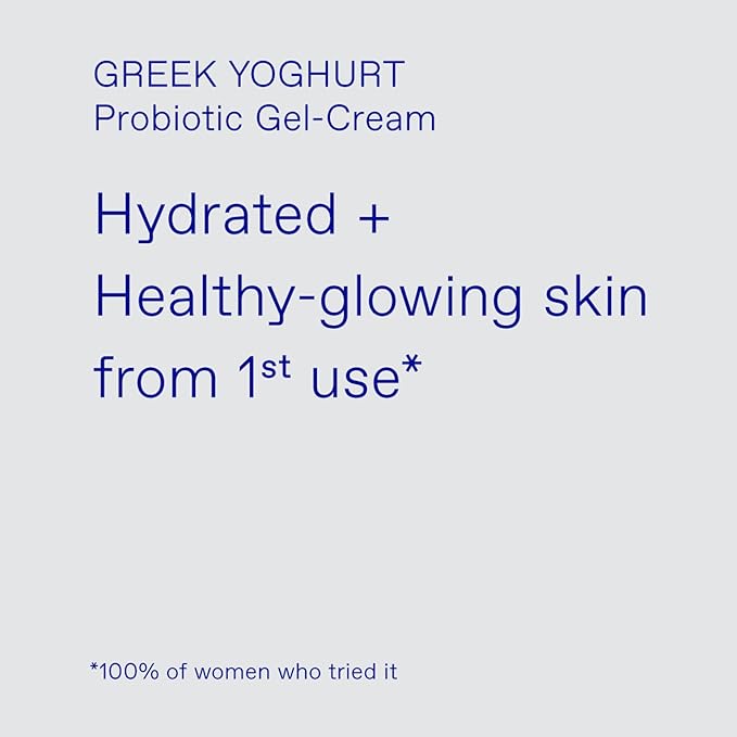 KORRES Greek Yoghurt Nourishing Probiotic Gel-Cream, Lightweight Face Moisturizer with Pre and Probiotics, Time-Released Hydration for 48 Hours, Microbiome Technology for Balanced Skin, 1.4 Fl Oz