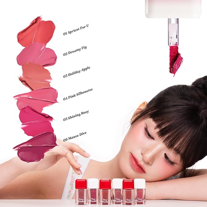 Hyper Dewy Lip Tint - Ultra-Glossy Hypoallergenic Cruelty-Free Lightweight Travel Friendly Korean Lipstick with Antioxidant Protection & Plumping Effect - #05 Shining Rosy