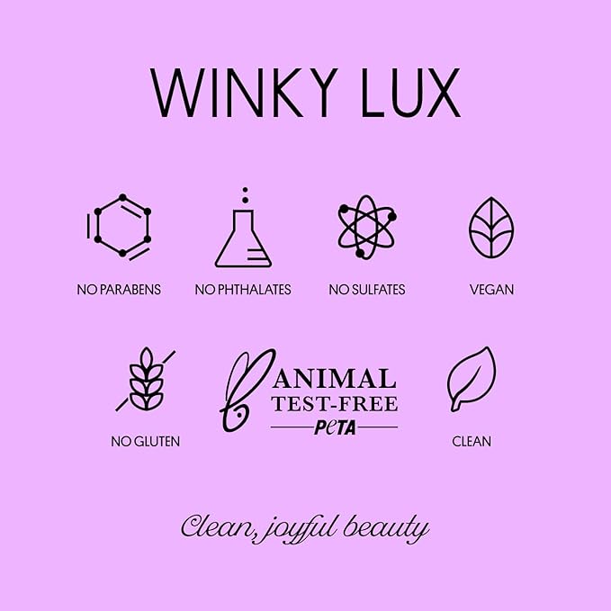 Winky Lux Unicorn Glimmer Balm -Hydrating ph Lip Balm, Natural Pink Tint with pH Color Changing, Moisturize & Soften Lips While Leaving Sheer Pink Tint, with Vanilla Scent