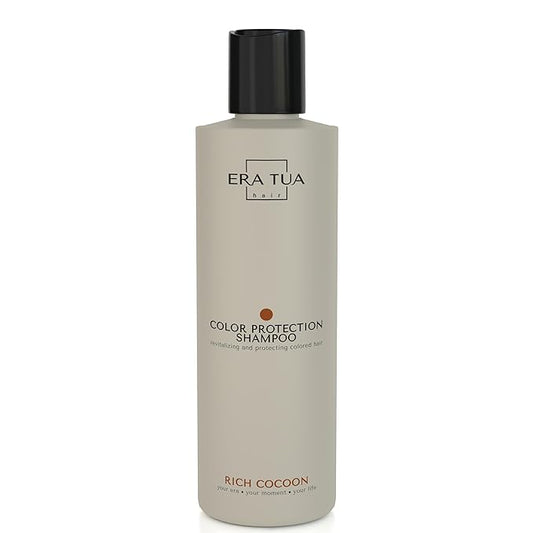 Rich Cocoon Color Protection Shampoo | Dutch Made & Formulated | Color Safe for Color Treated Hair | Premium Cozy Scent of Warm Wood, White Amber & Jasmine | 250 ml
