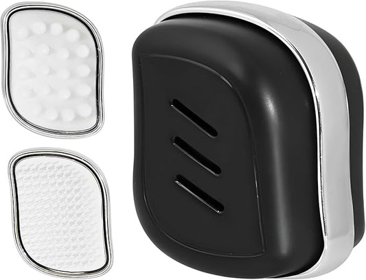 2-in-1 Scalp Massager Shampoo Brush,Scalp Dandruff Removal with Soft Silicone Bristles,Wet & Dry Scalp Care Head Scrubber Hair Washing,Comfortable for All Hair Types