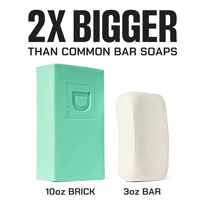 Duke Cannon Supply Co. Extra Large Bar Soap - Men's Natural Soap with Masculine Scents - Citrus + Cederwood - Made in the USA with domestic & globally sourced material - All Skin Types - Midway,10 oz