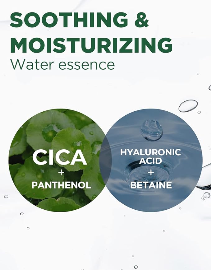 THESAEM Cica Soothing Mask 30ea - Daily Calming Facial Mask Sheet - Centella Asiatica, Hyaluronic Acid, and Panthenol - Moisturizing Essence with Vegan Sheet - Korean Skincare