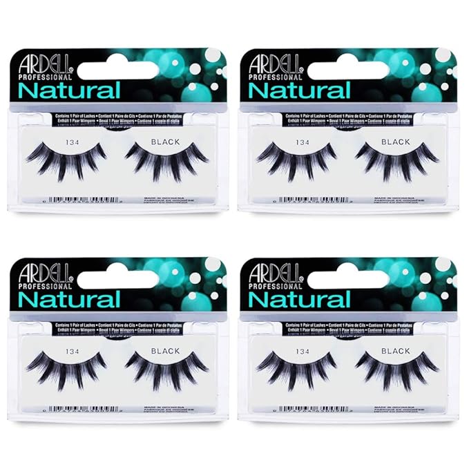 Ardell Strip Lashes Naked Lashes #424 - Soft & Natural Look False Eyelashes for Everyday Wear, 2 Pack