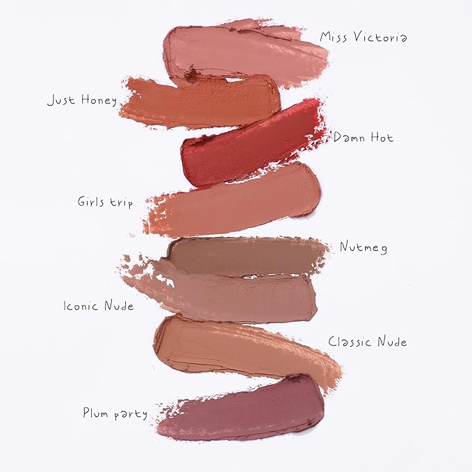 Plum Lip Liner, Retractable Lipliner Pencil with Built-in Sharpener, Highly-Pigmented Pencil For Shaping & Sculpting Lips, Matte Finish, Waterproof, Long Lasting (Plum Party)