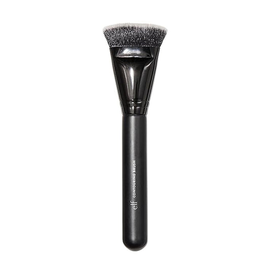 e.l.f. Contouring Brush, Makeup Brush For Creating Flawless Dimension & Sculpting, Use With Bronzer, Powder, Liquids & Creams, Vegan & Cruelty-Free