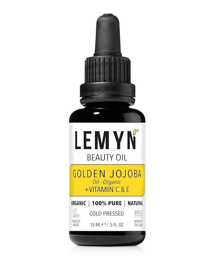 Golden Jojoba Oil | Supercharged with Clinically Proven THD Vitamin C | Freshly Made | Deep Hydration & Radiant Boost | Handcrafted Excellence from Santa Barbara