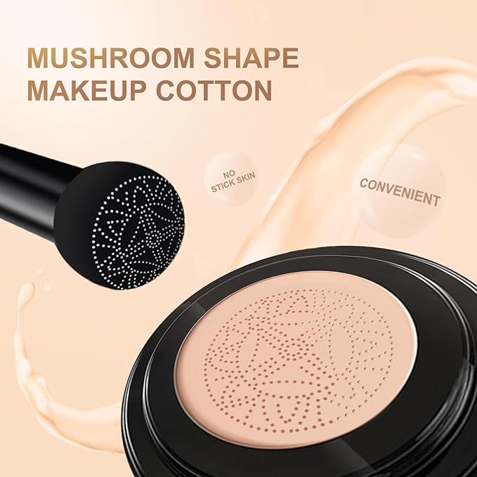 Linasi Clear Cover Beauty Cream - Air Cushion CC Cream, Moisturizing Concealer, Long Lasting Makeup (A-Lvory)