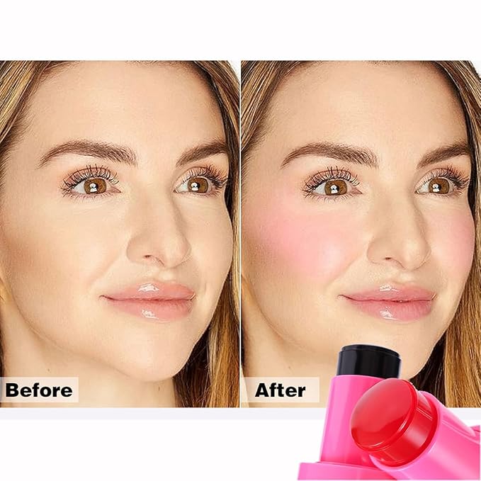 Cooling Water Jelly Tint Blush, Multi-Use Juicy Lip + Cheek Tint, Hydrating & Bouncy Jelly Texture, Long-lasting Sheer Color, 0.32 oz (# 01, 0.32 oz)