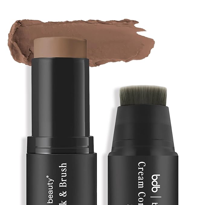 bdb Makeup Lip & Cheek Stick, Creamy Blush & Soft Suede - Hydrating, Long-Lasting
