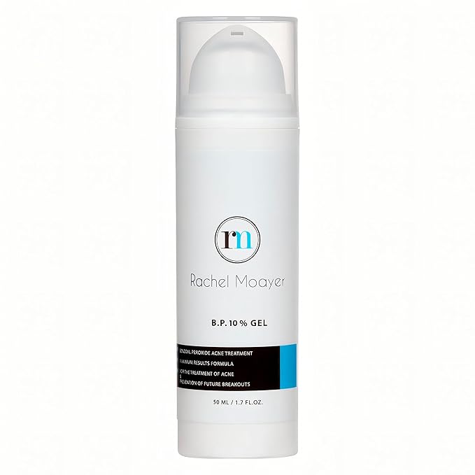 RM Benzoyl Peroxide Face and Body Gel 10% Medical grade Micronized benzoyl peroxide (without the prescription) acne treatment