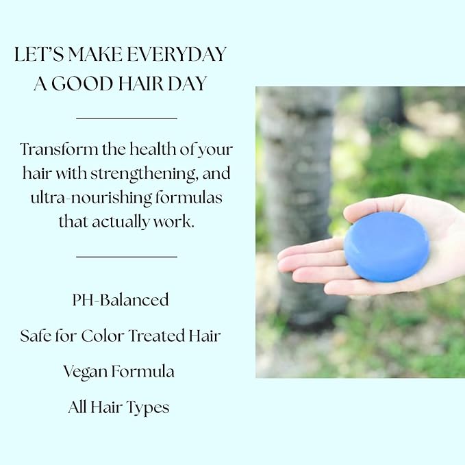 Aspen Kay Naturals Conditioner Bar, Made With Natural & Organic Ingredients, All Hair Types including frizzy hair, 2.3 Ounce Bar. (Rosemary & Peppermint)