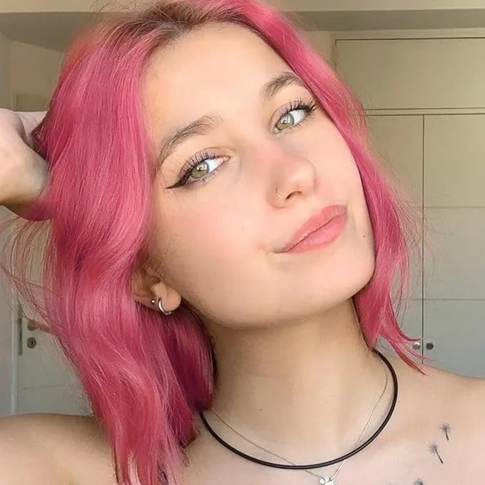SOVONCARE Pink Semi Permanent Depositing Conditioner for Colored Hair, 5.28 OZ - Dye Results in 10 Mins, Cruelty-Free Haircare