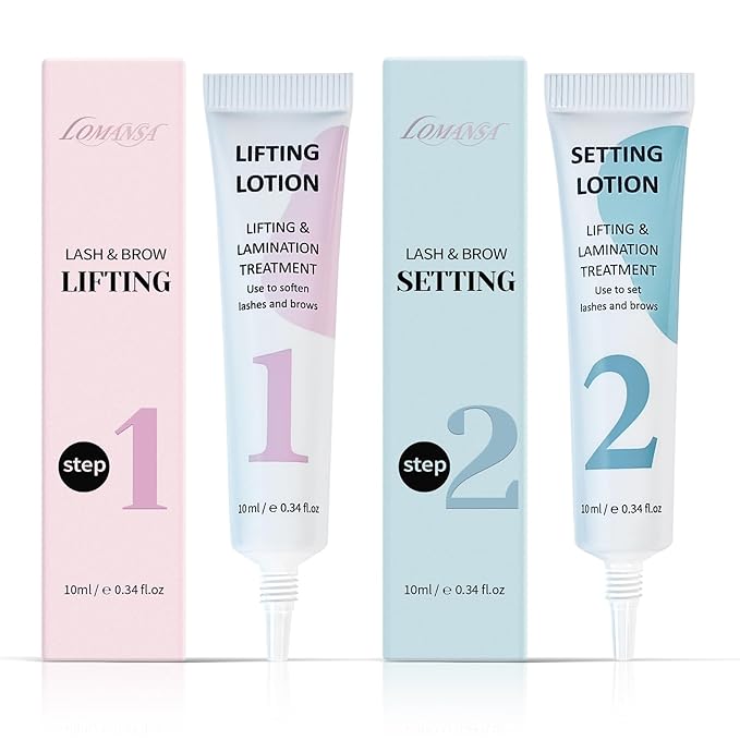 Lash Lifting and Fixing Lotion Lomansa Korean Eyelash Perm Tube Design Eyebrow Lamination Eyelash Lift Lash Perm
